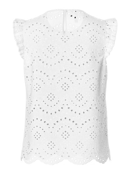PIECES PCVILDE SL TOP NOOS | Bright White