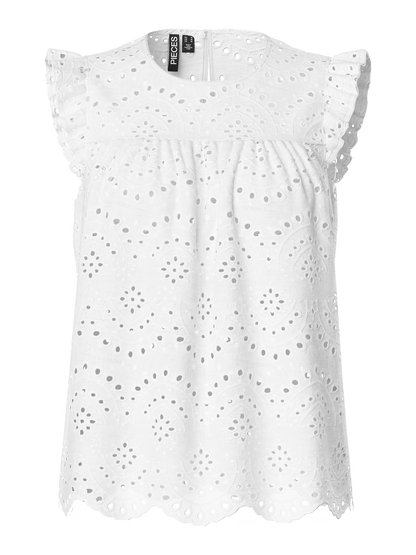 PIECES PCVILDE SL TOP NOOS | Bright White