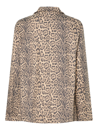 PIECES PCFIA LS LOOSE DENIM BLAZER D2D FSY | Black Leo