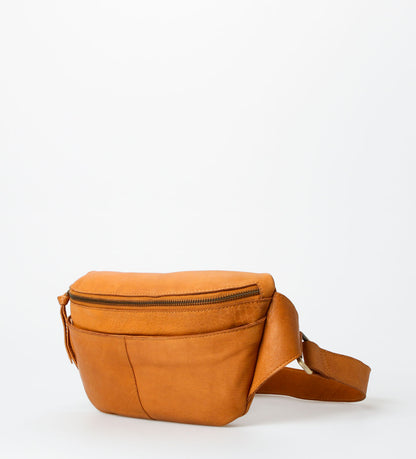 TREATS Cognac Agnes Leather Bumbag
