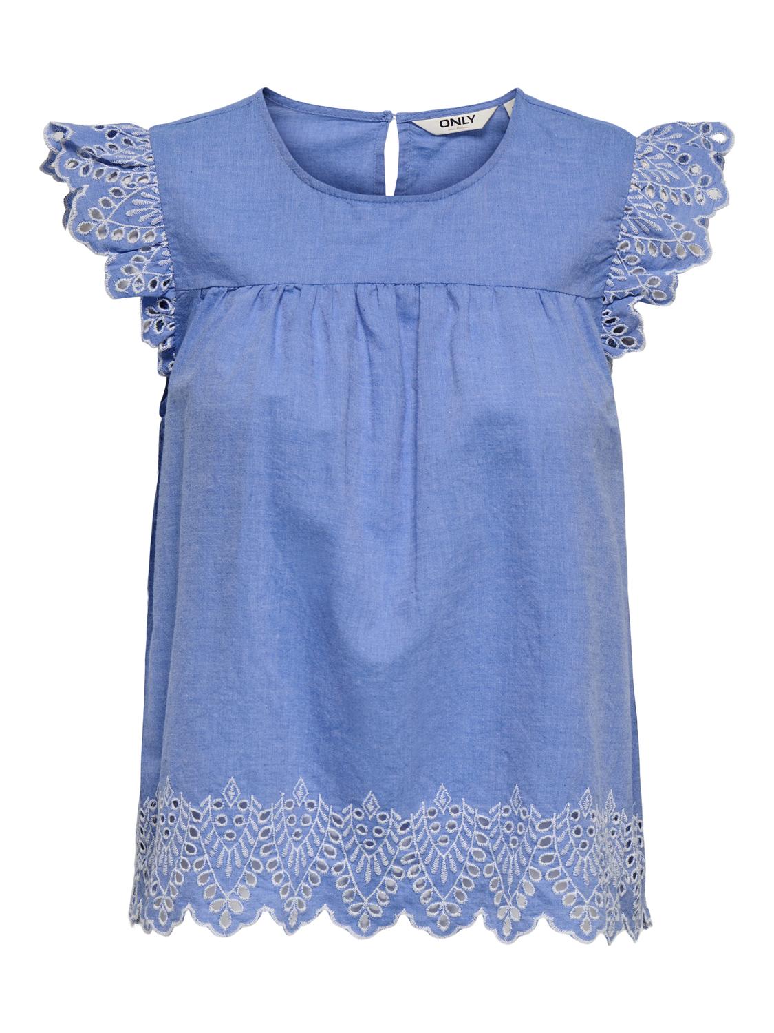 Only Carmakoma - Cartulum - Top - Blue Bonnet