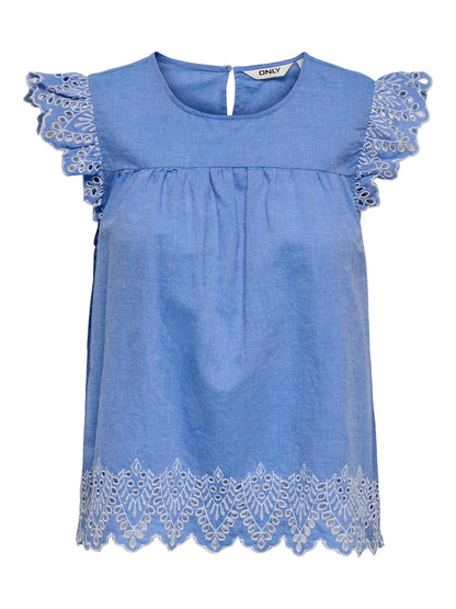 Only Carmakoma - Cartulum - Top - Blue Bonnet