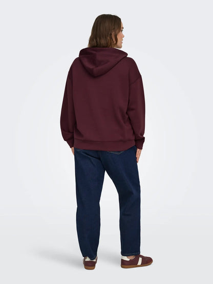 ONLY Carmakoma CARALINA LIFE LEO DETAIL HOOD BOX JRS | Decadent Chocolate Jose leo strings