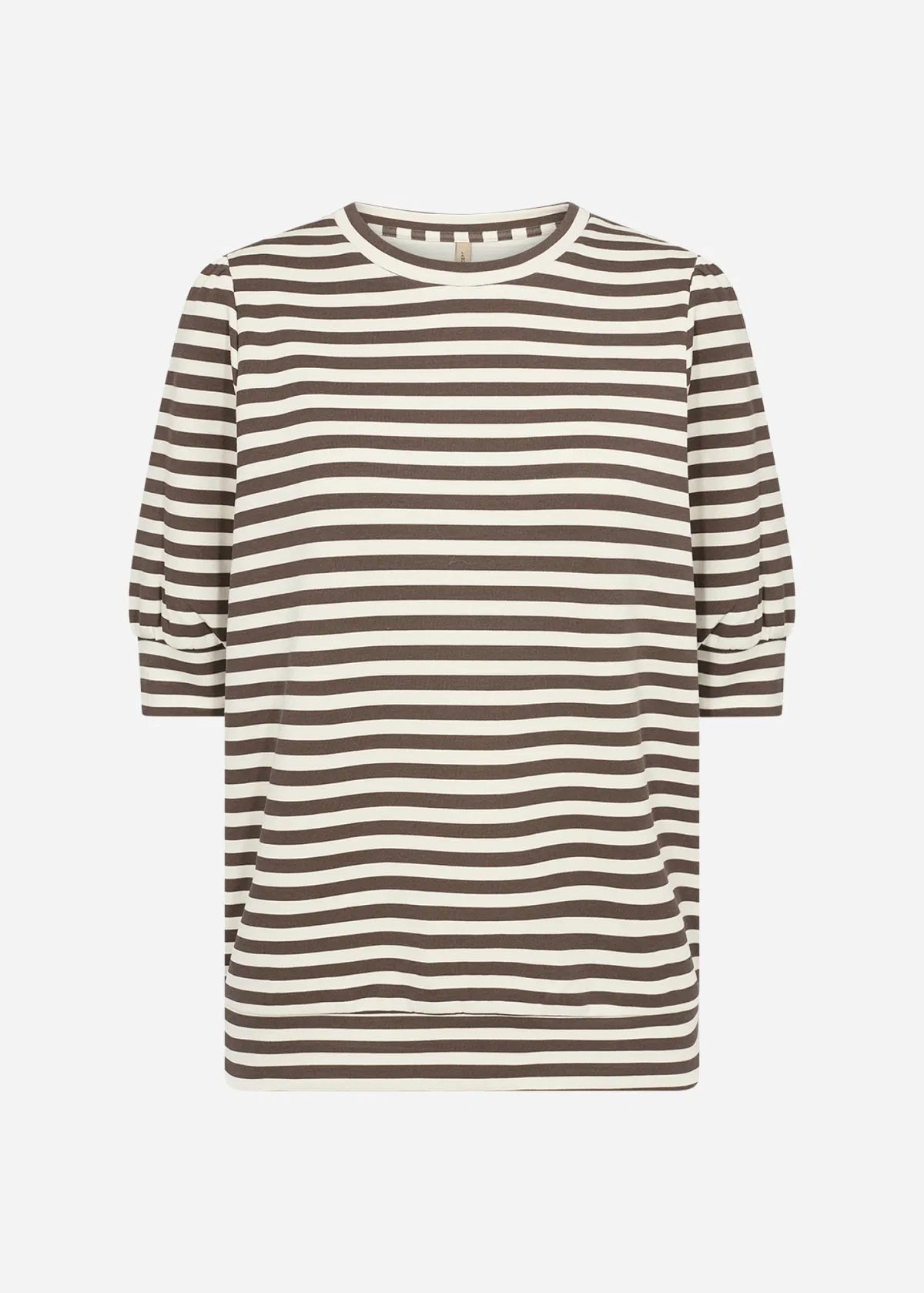 Soyaconcept SC-BARNI 44 stribet bluse | Brun/Beige
