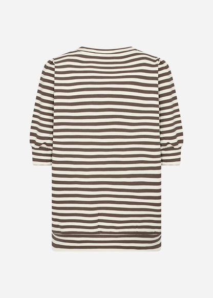 Soyaconcept SC-BARNI 44 stribet bluse | Brun/Beige