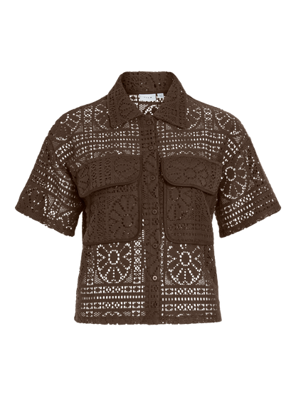 Vila - Vimerinda - Skjorte - Slate Black