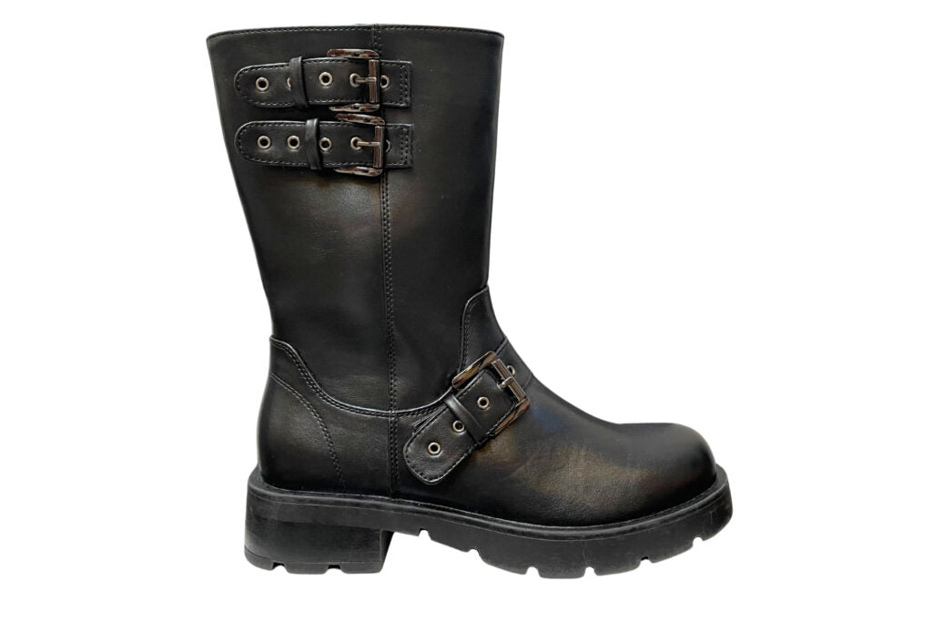 5th AVENUE - Biker Boot - Black