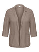 ONLY Carmakoma CARSIESTA 3/4 OPEN LIN BLAZER | Walnut