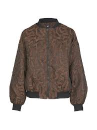 NÜ 224 Dark Brown Vesta Bomber Jacket | 8132-35