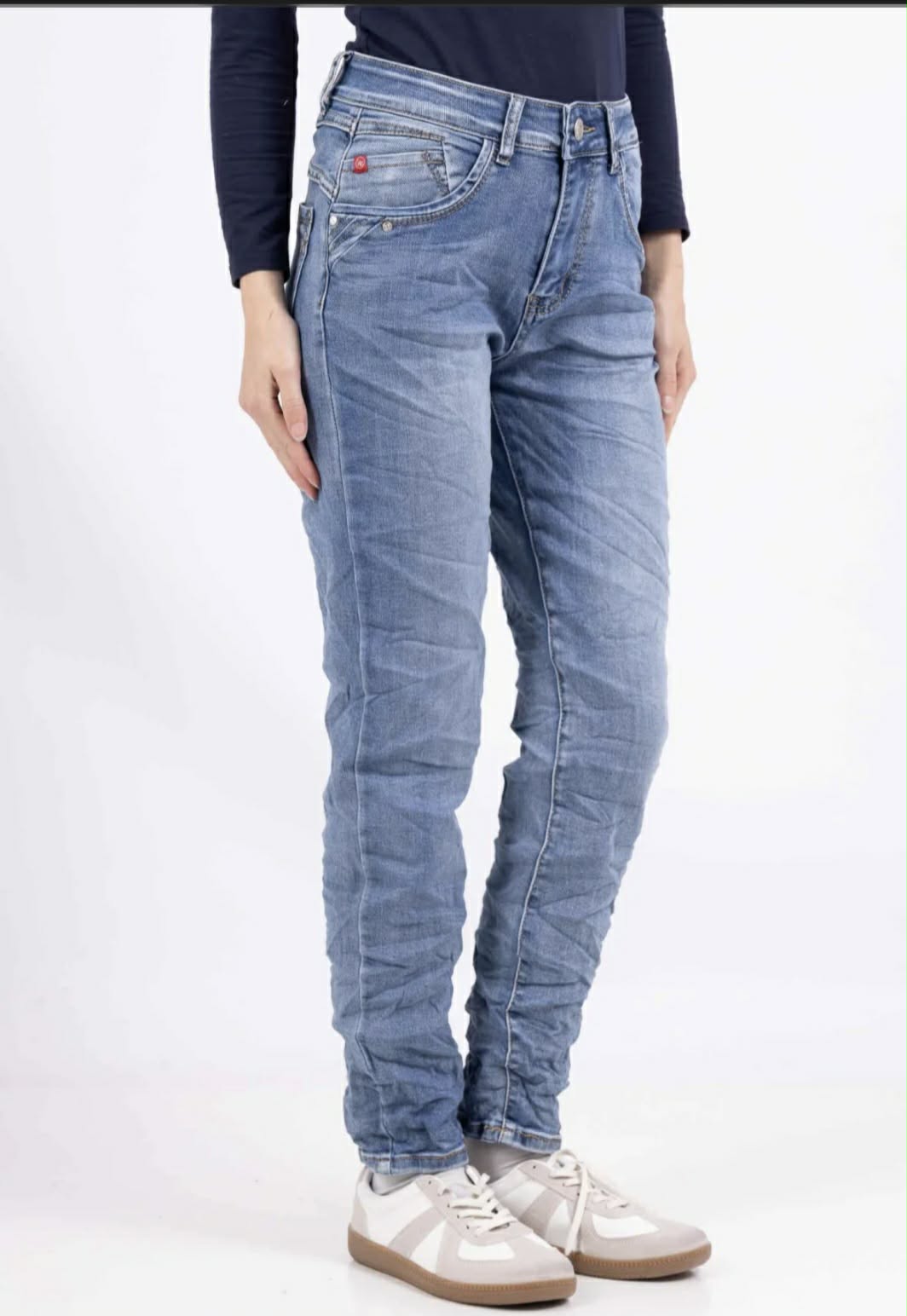 Karostar denim jeans LIGHT BLUE slim fit | KM2704