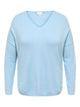 Only Carmakoma - Carmargareta - Pullover - Cashmere Blue