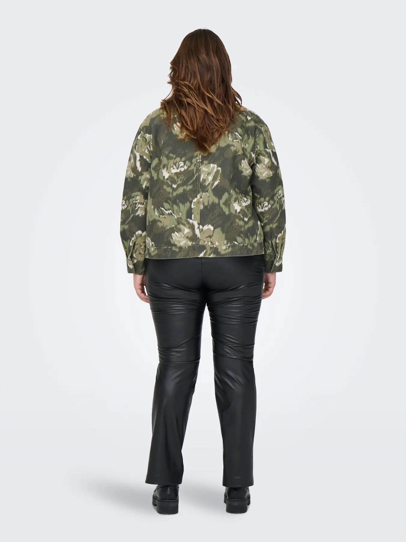 ONLY Carmakoma CARCAVA Jacket | Army Big Rose Denim