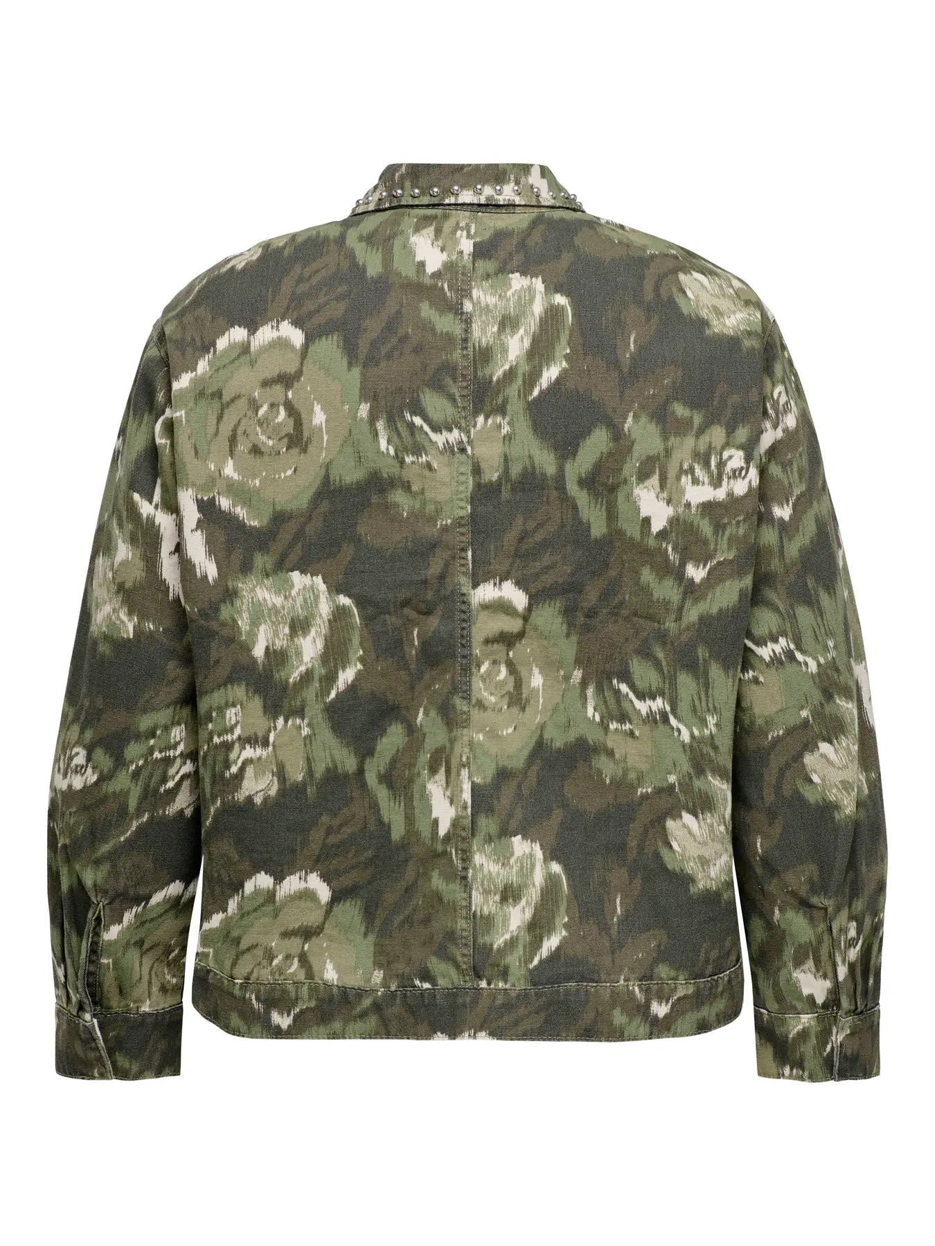 ONLY Carmakoma CARCAVA Jacket | Army Big Rose Denim