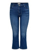 ONLY CARKENYA CROPPED ANKLE FLARED - Medium Blue