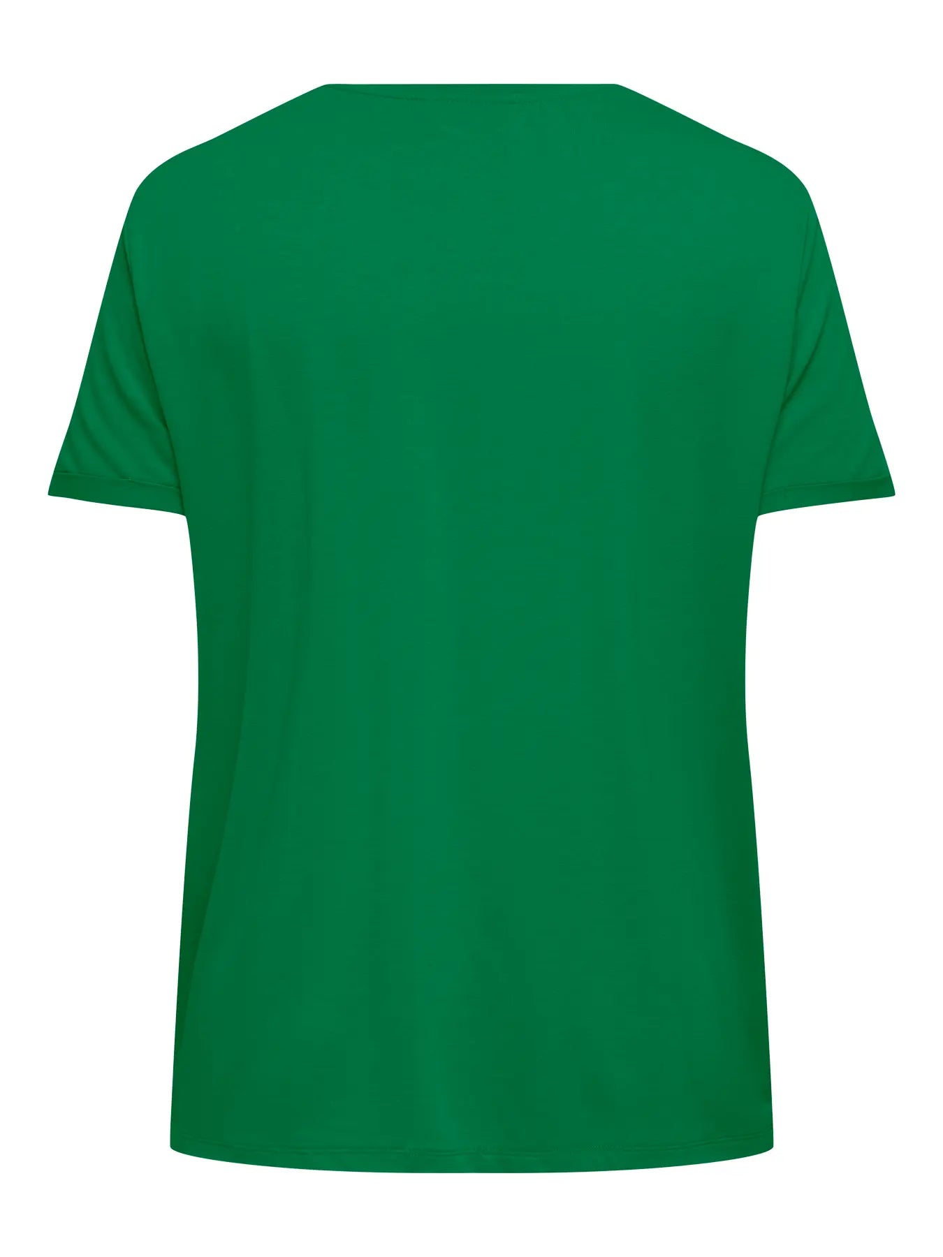ONLY Carmakoma CARMOSTER S/S FOLD UP TOP | Medium Green