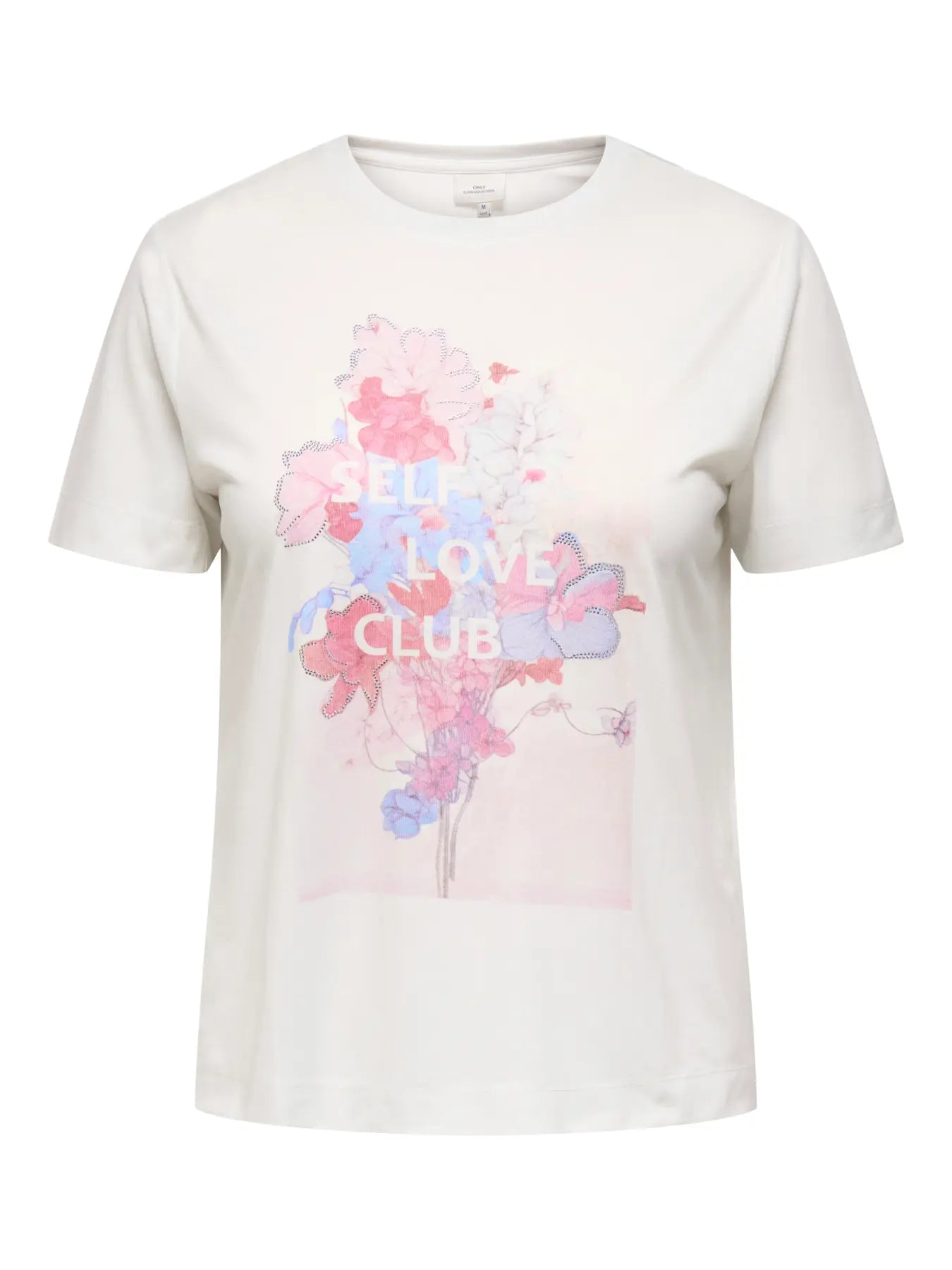 ONLY CARNIKO S/S O-NECK REG TEE JRS - Cloud Dancer Flower