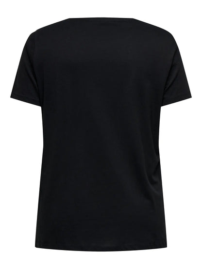 ONLY Carmakoma CARNINNA TEE | Black Lamour Lip