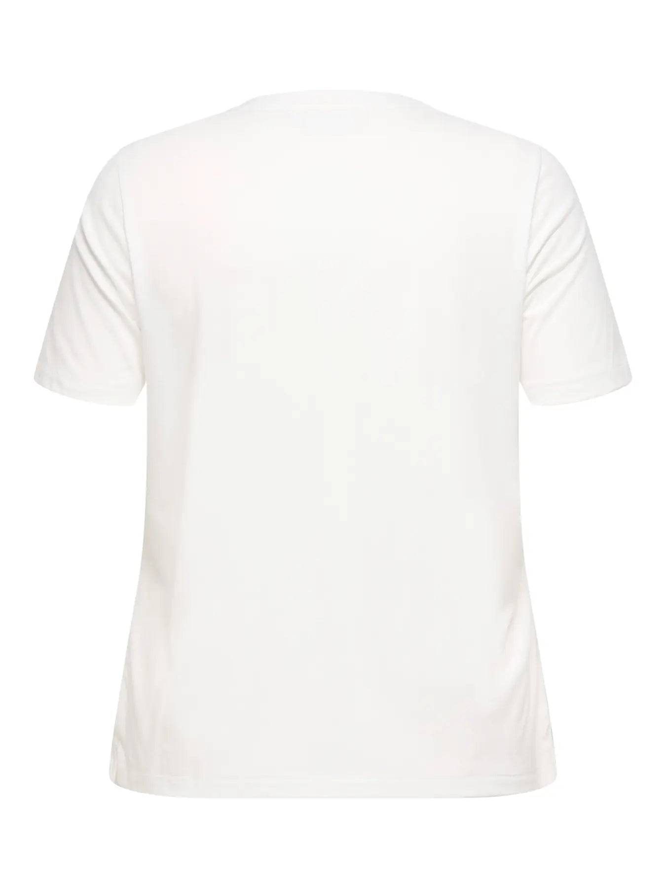 ONLY Carmakoma CARPAYTON SS O-NECK JEANS TEE JRS | Cloud Dancer Bloom into the wild