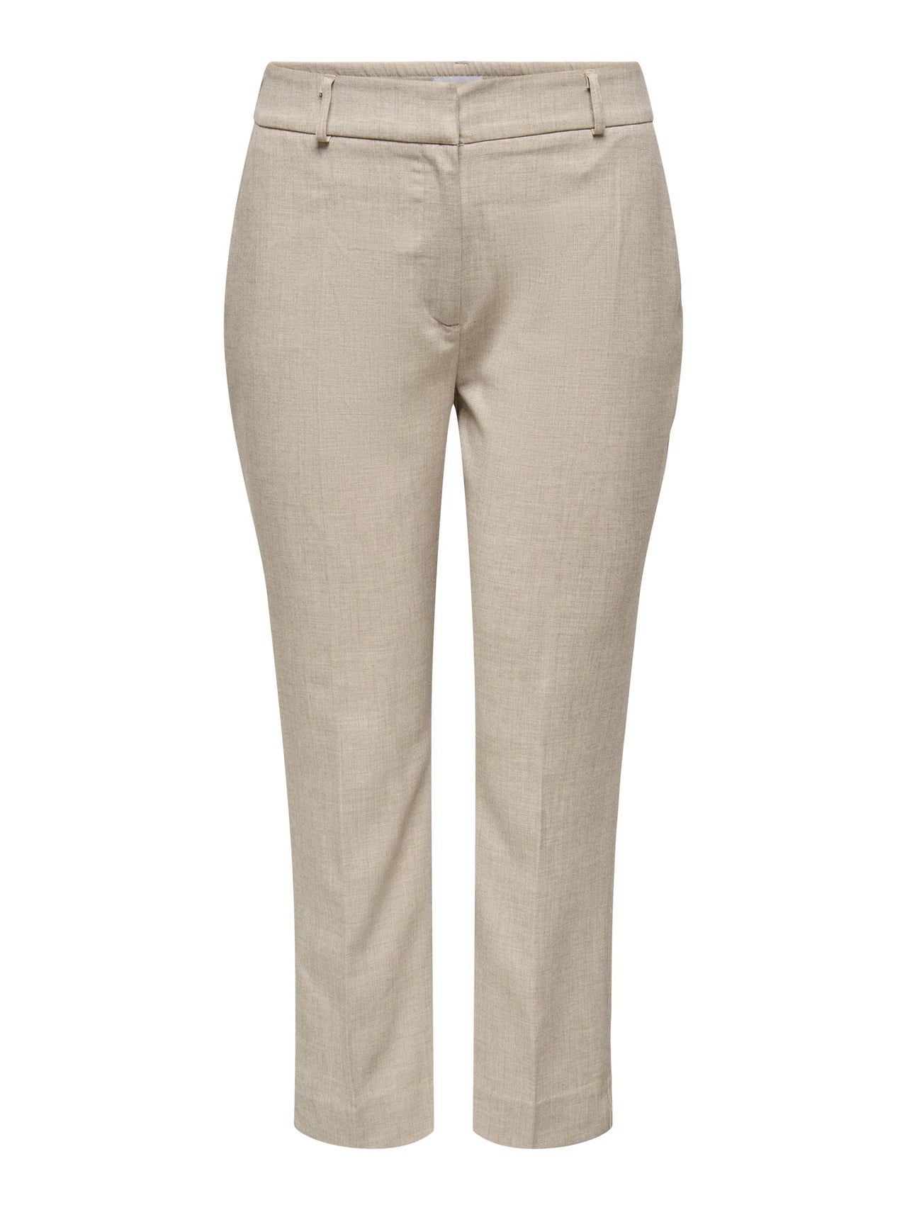 ONLY Carmakoma CARVERONICA-ELLY PANT | White Pepper Melange