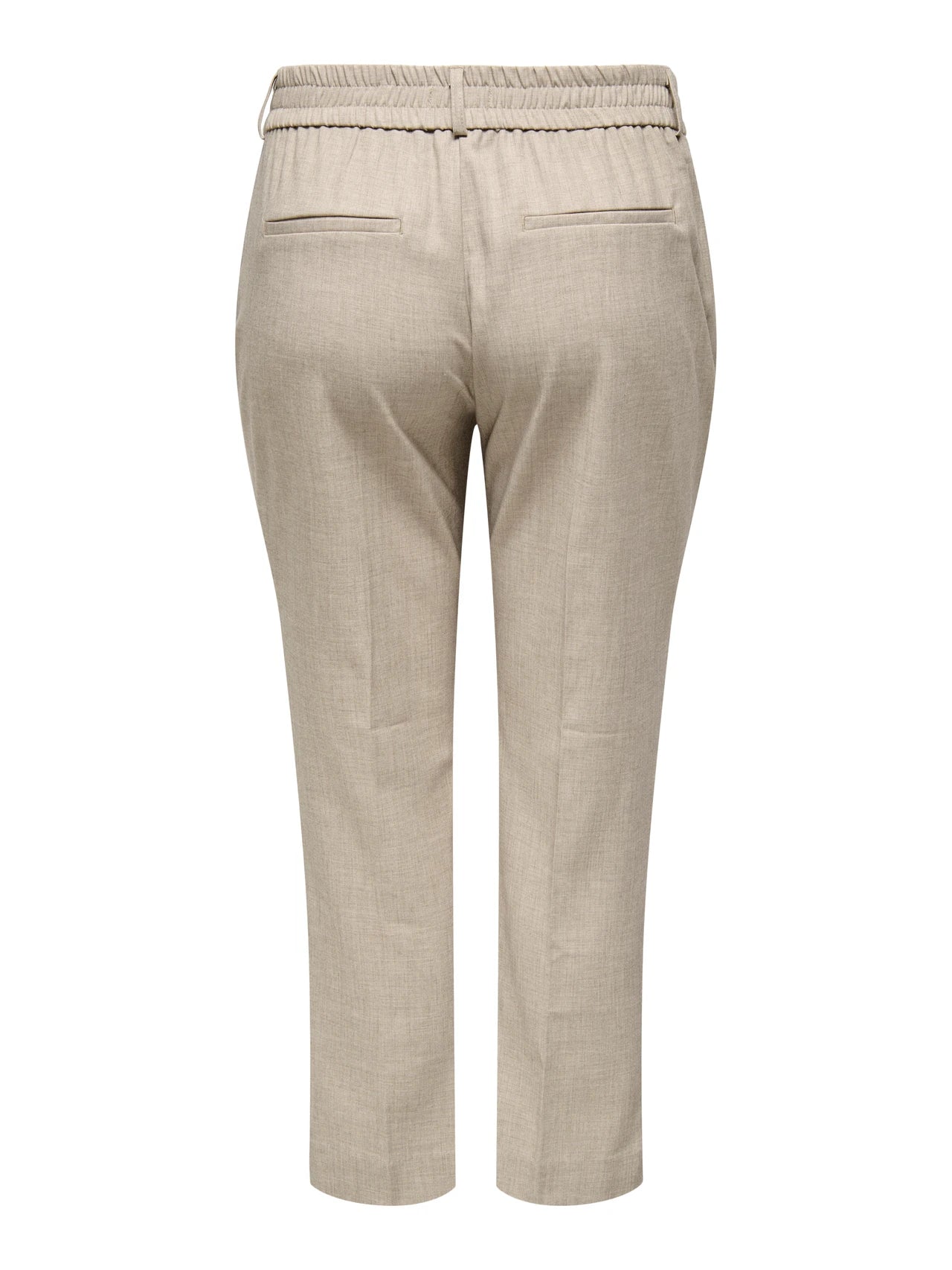 ONLY Carmakoma CARVERONICA-ELLY PANT | White Pepper Melange