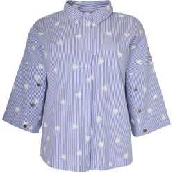 CASSIOPEIA - MELISSA BLOUSE - Light Blue Combi