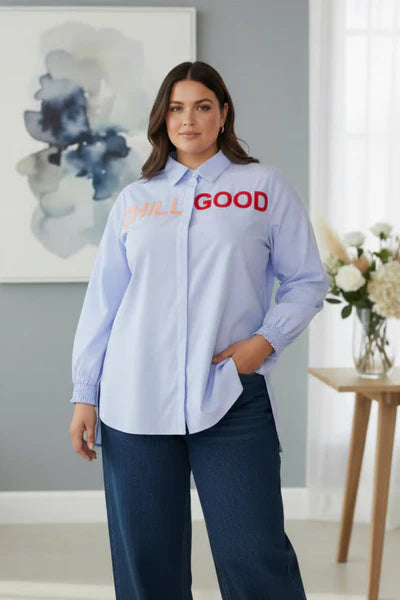 Cassiopeia Karin Shirt - Blue Combi