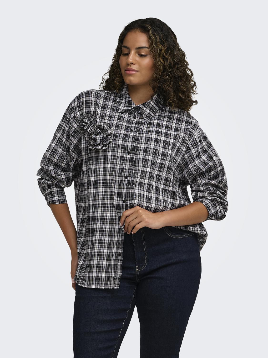 Only Carmakoma - Carbalve - Skjorte - Black