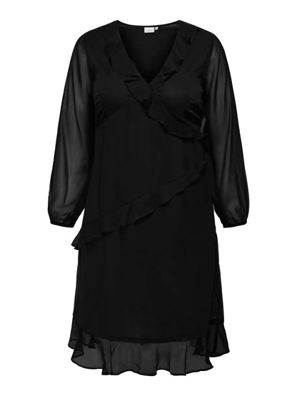 ONLY Carmakoma CARINDIGO DRESS | Black