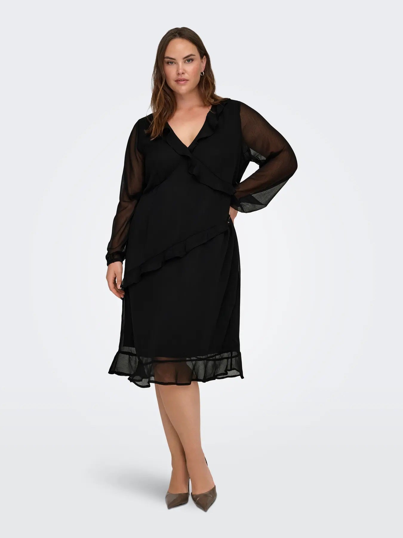 ONLY Carmakoma CARINDIGO DRESS | Black
