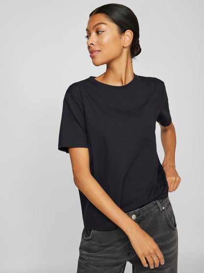 Vila - Vinora - T-shirt - Black Beauty