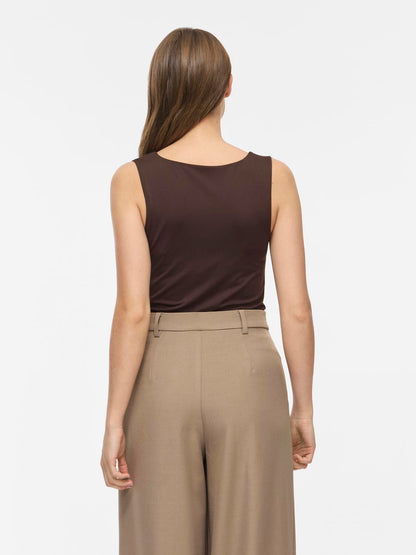 Vila - Vikenza - Tanktop - Coffee Bean