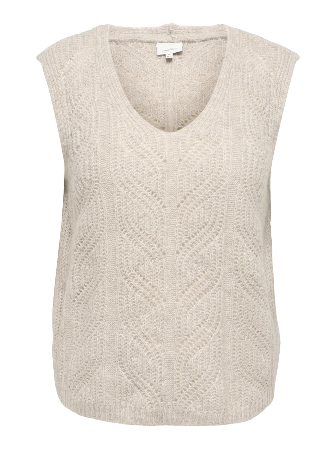 Only Carmakoma - Sophie - Strikvest - Pumice Stone