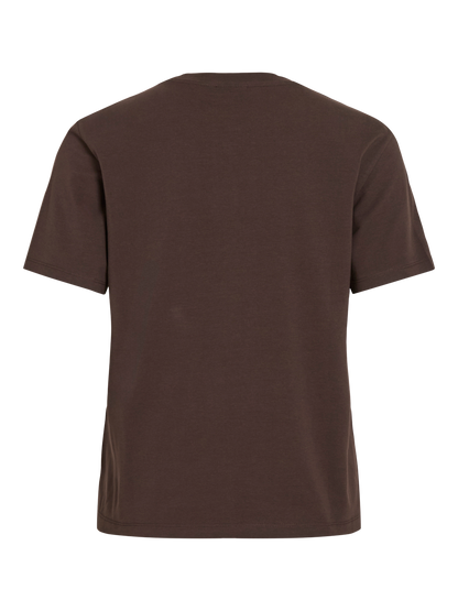 Vila - Vinora - T-shirt - Coffee Bean