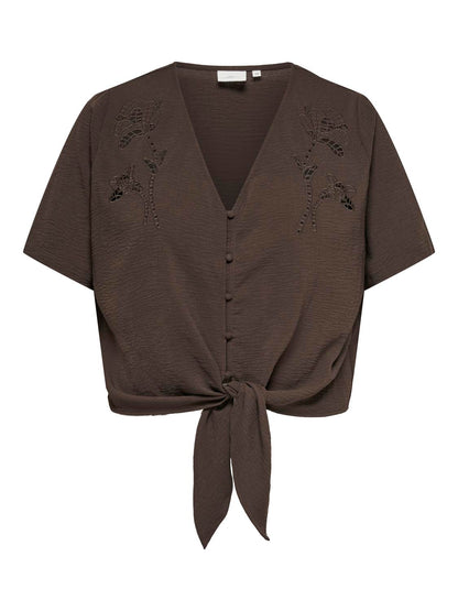 Only Carmakoma - Metta - Shirt - Chocolate Martini