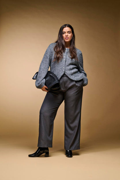 Only Carmakoma - Carzaggie - Cardigan - Dark Grey Melange