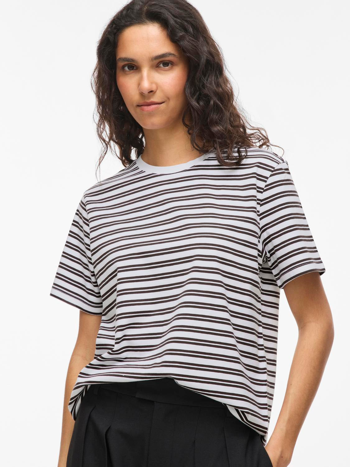 Vila - Vinora - T-shirt - Coffee Bean