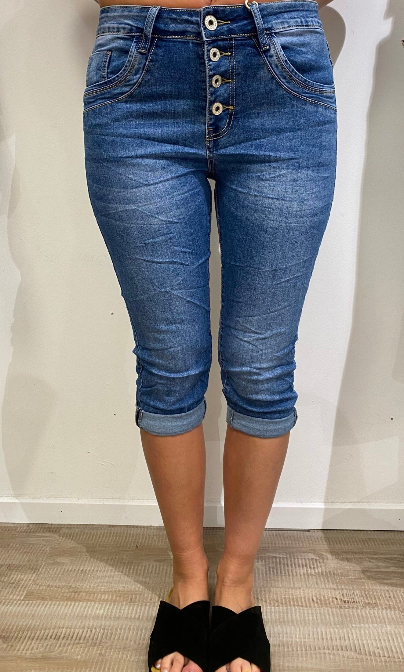 Karostar denim knickers med knapper | KC8073