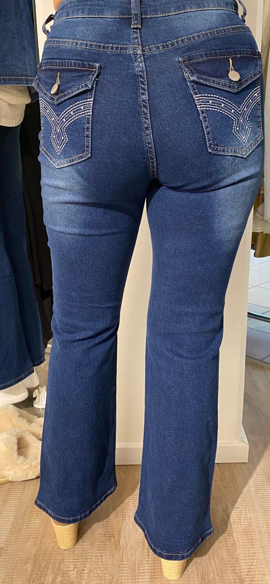 Mind by lene Jeans med svaj 1214