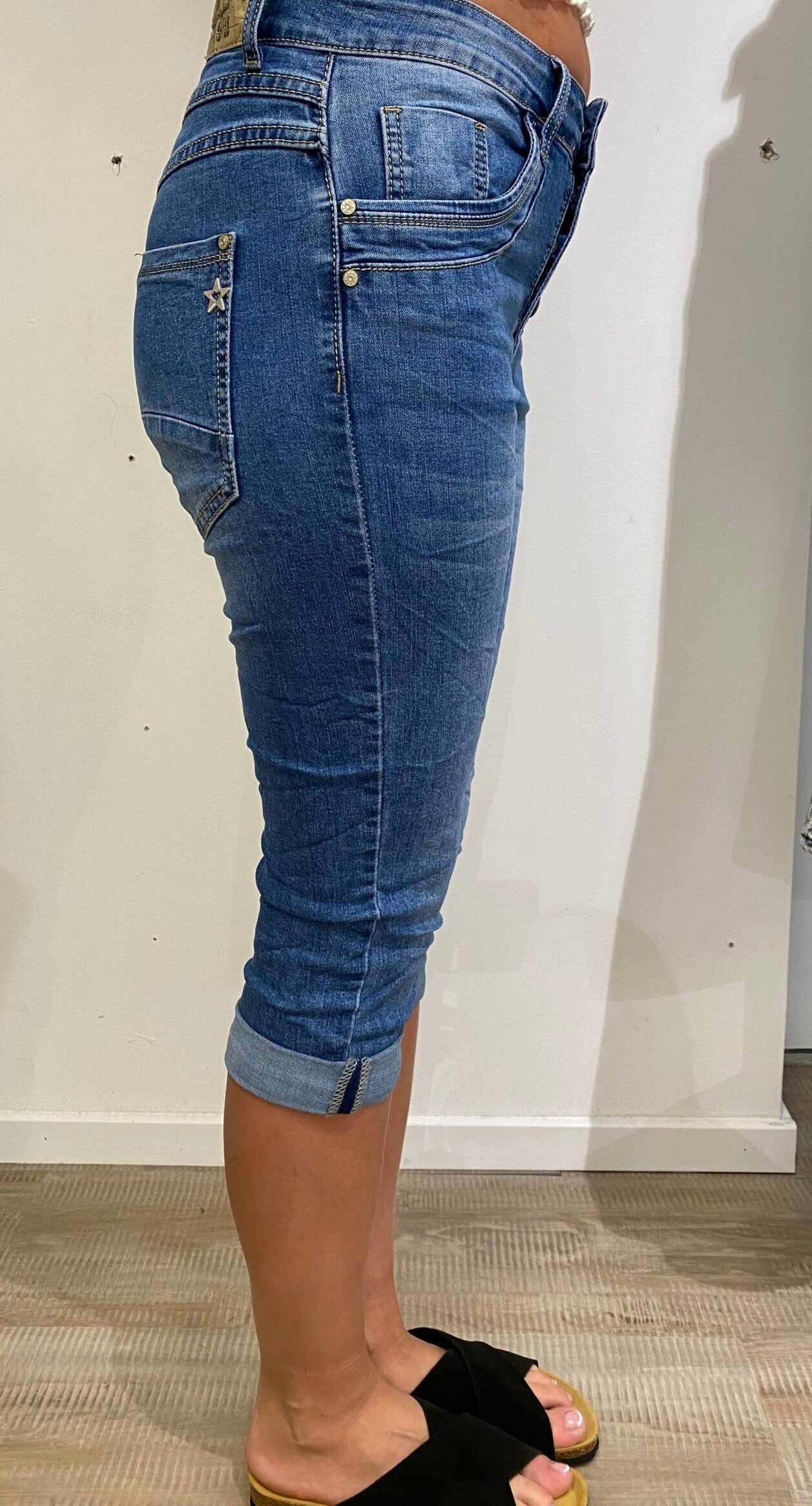 Karostar denim knickers med knapper | KC8073