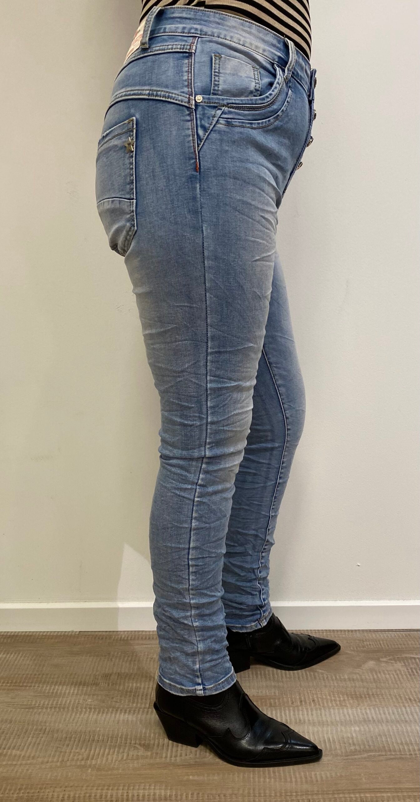 Jewelly jeans med knaplukning | JP2623