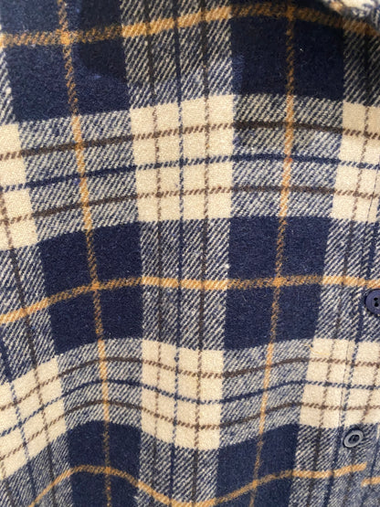 Mind by lene - Ternet skjorte - Navy w. brown stripe