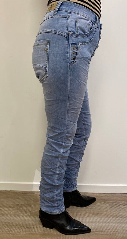Karostar lysblå jeans | K8814