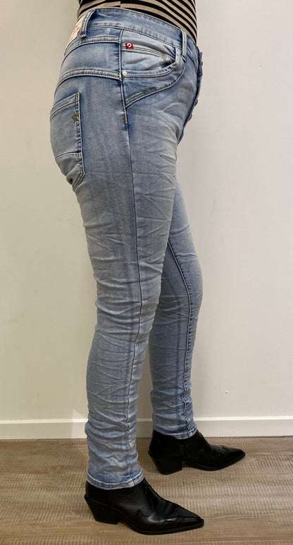 Jewelly jeans med knaplukning | JP2640