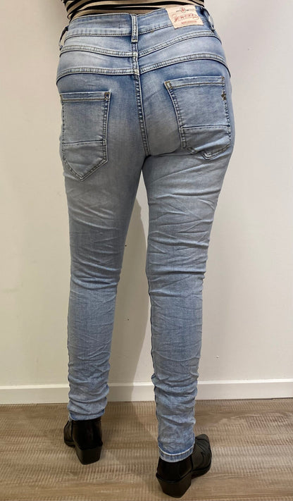 Jewelly jeans med knaplukning | JP2640