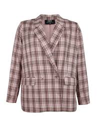 ZOEY Pink Check | HANNAH BLAZER