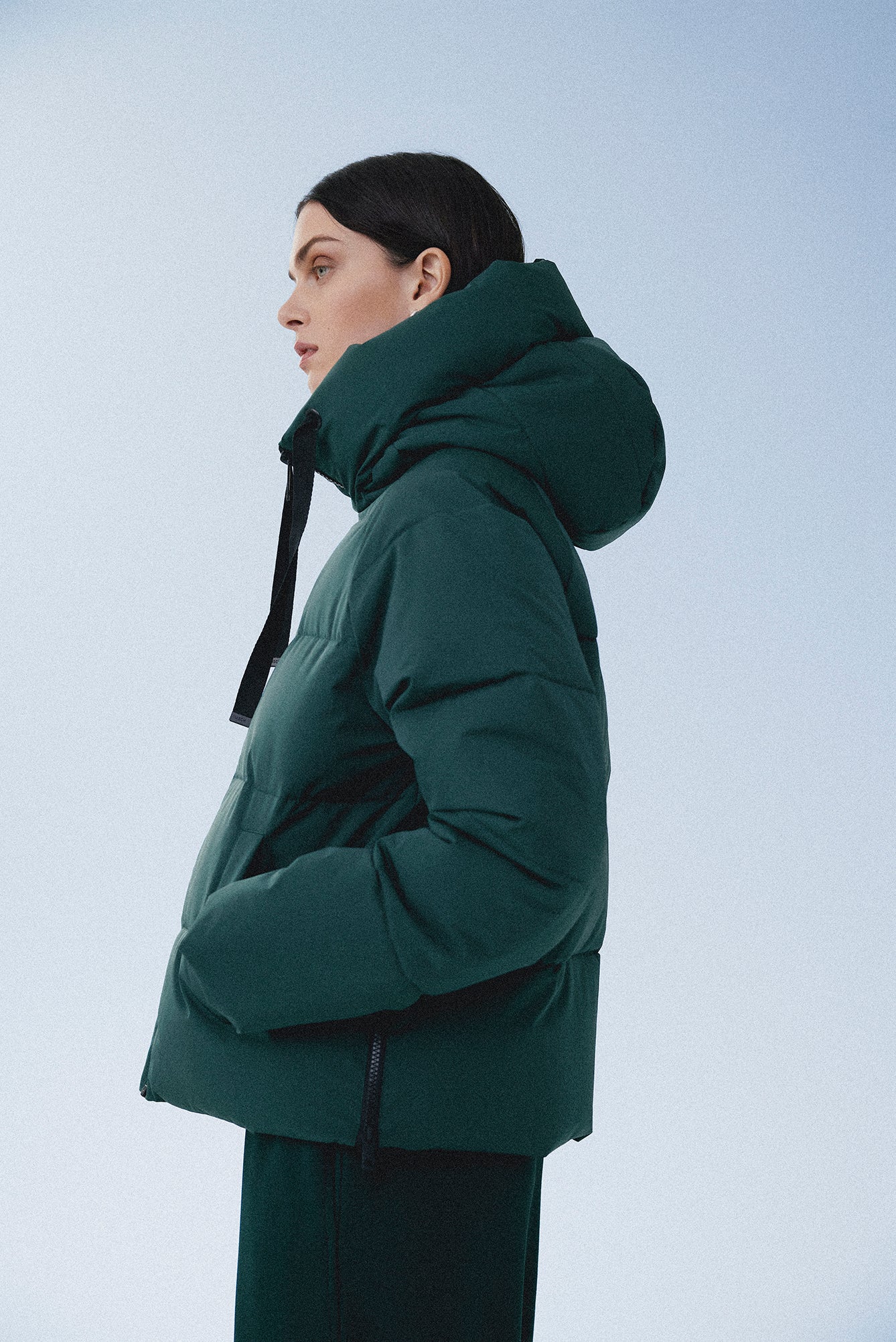 grøn kort vinterjakke MSCHPavinaria Short Jacket Pine Grove