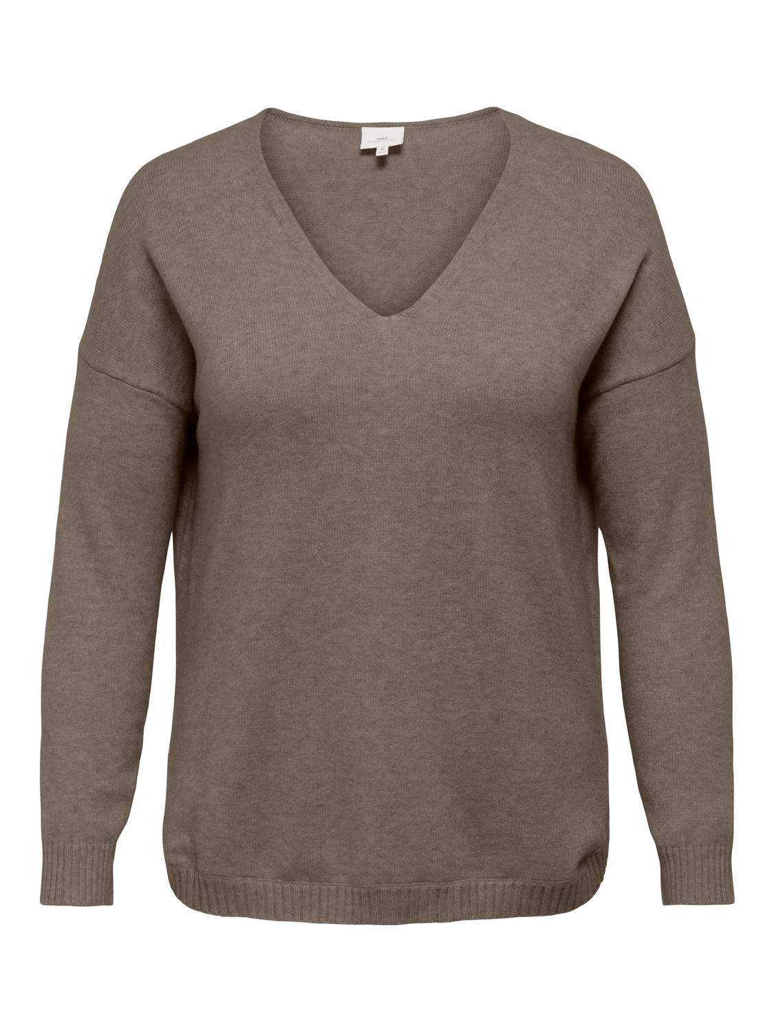 Only Carmakoma - Carmargareta - Pullovers - Walnut
