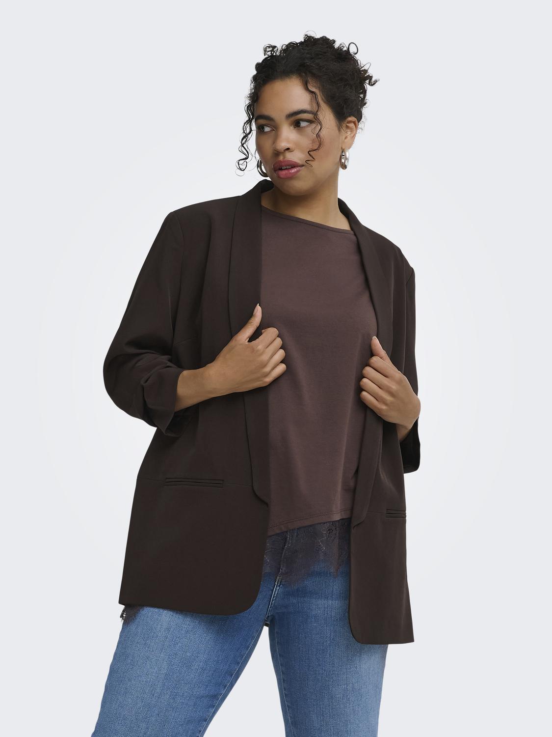 Only Carmakoma - Carelly - Blazer - Coffee Bean
