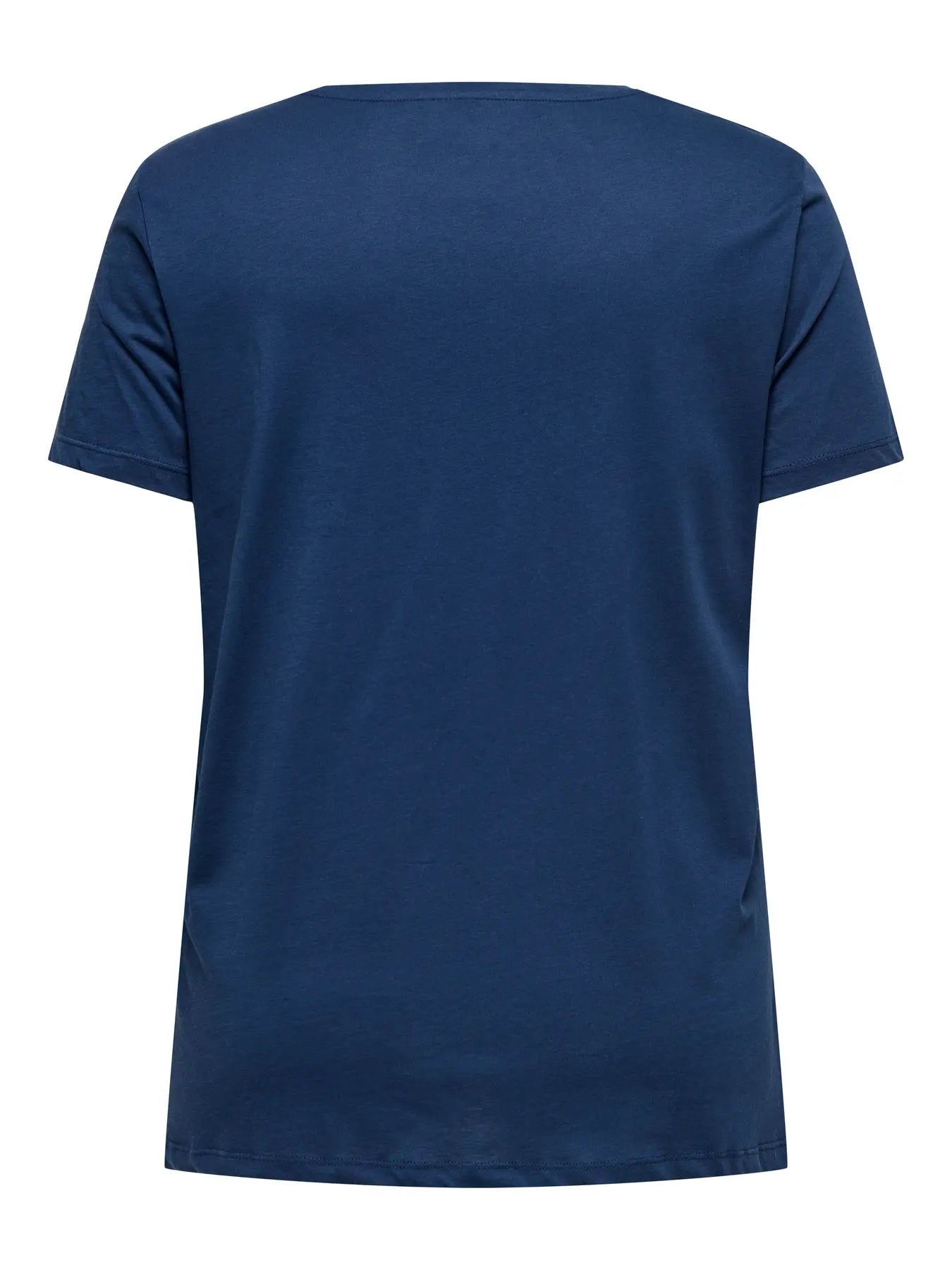 ONLY Carmakoma CARNINNA LIFE S/S O-NECK REG TEE JRS BS | Naval Academy HEART EMBROIDERY