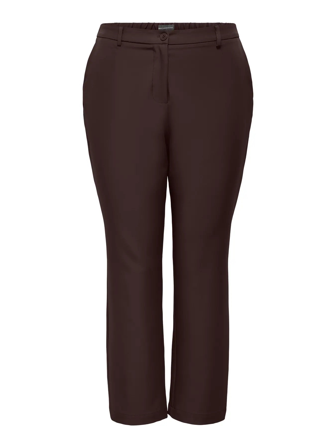 ONLY Carmakoma CARTHEA Straight Ank Pant | Black Coffee